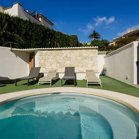 With Minimalist Decor, Pool And Bbq, Two Minutes' Walk From Costabella Villa Marbella